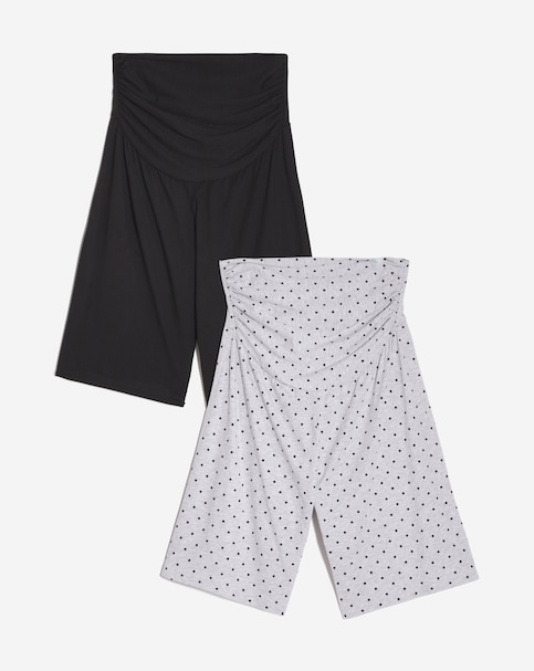 Pretty Secrets 2 Pack Maternity Culottes