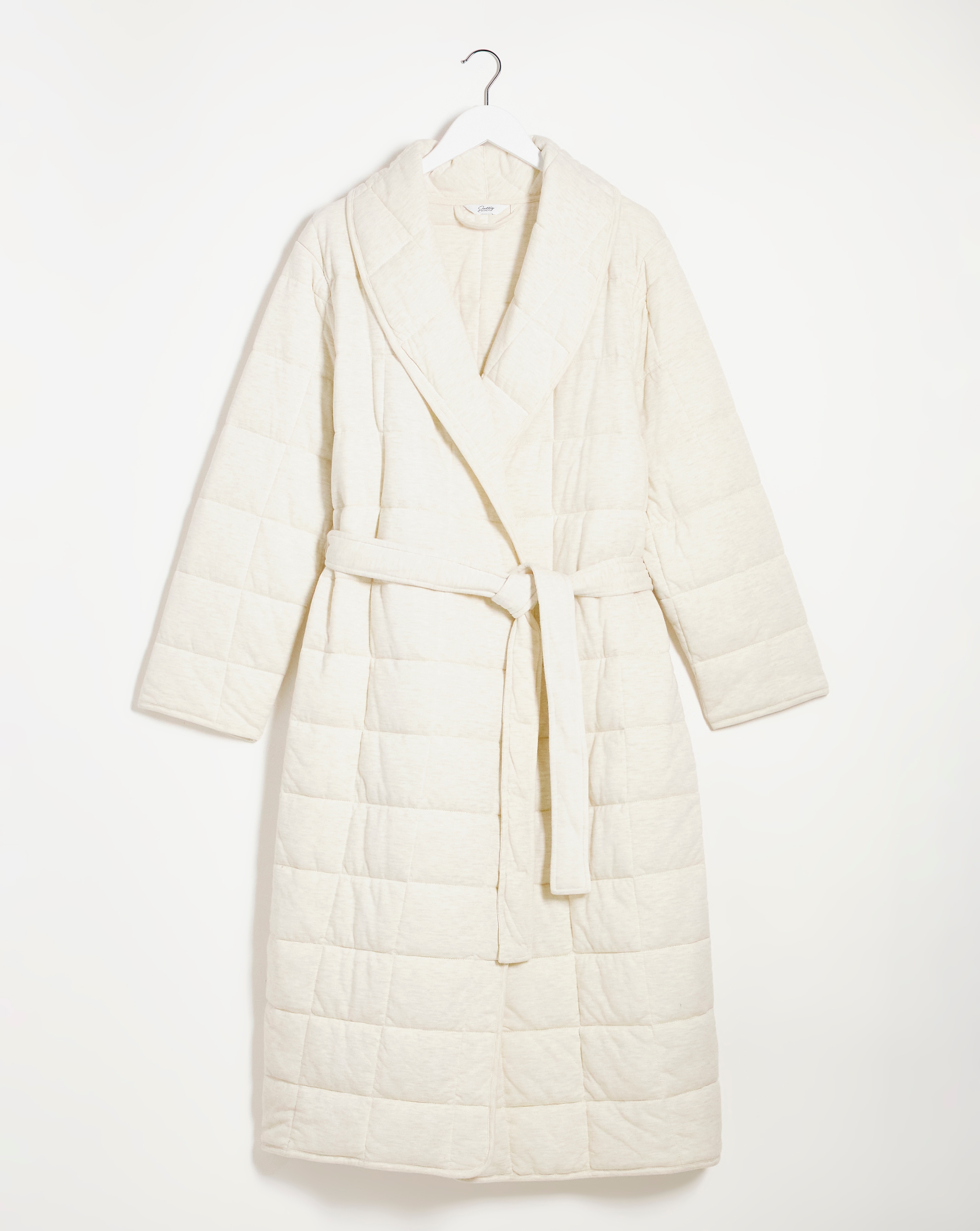 Long Quilted Dressing Gown