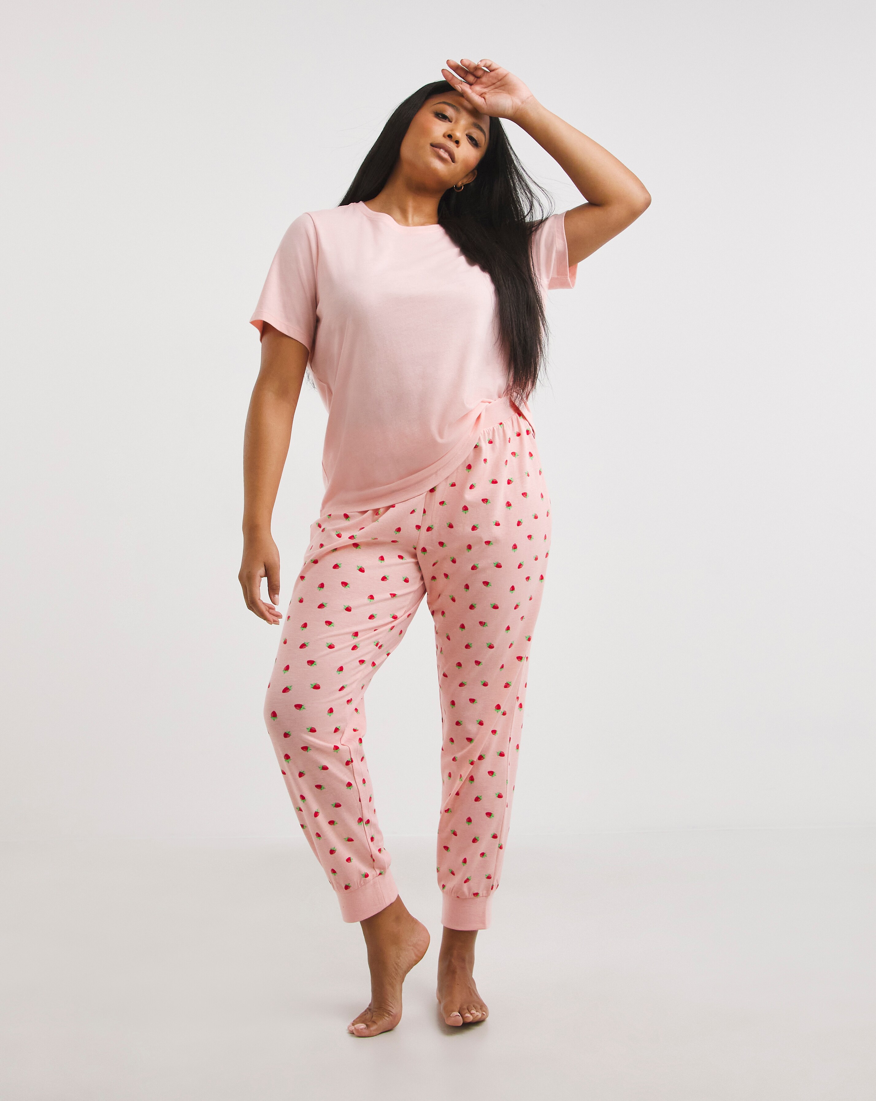 Pretty Secrets Value Cuffed Pyjama Set Simply Be