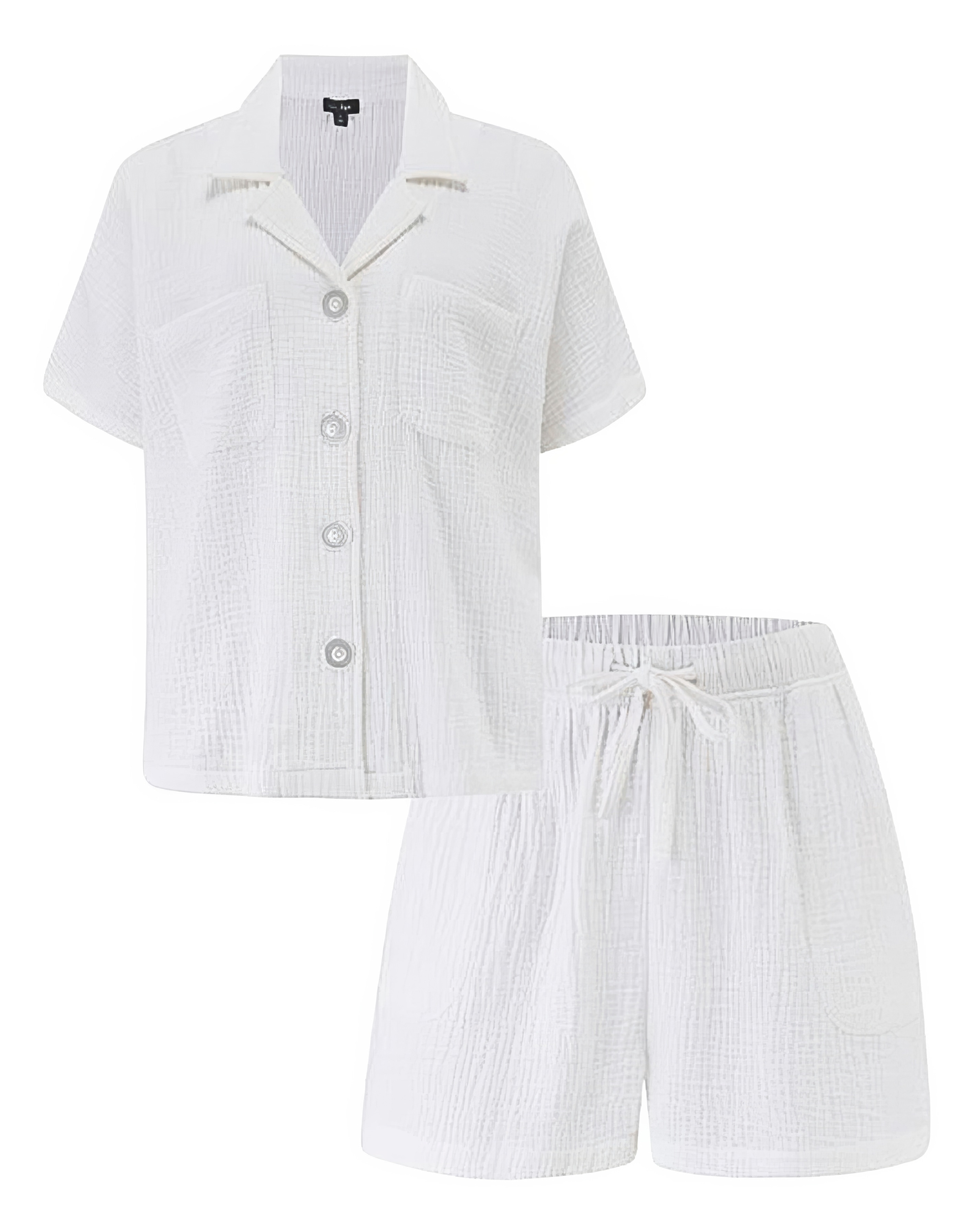 Pour Moi Double Cloth Revere Pyjama Set