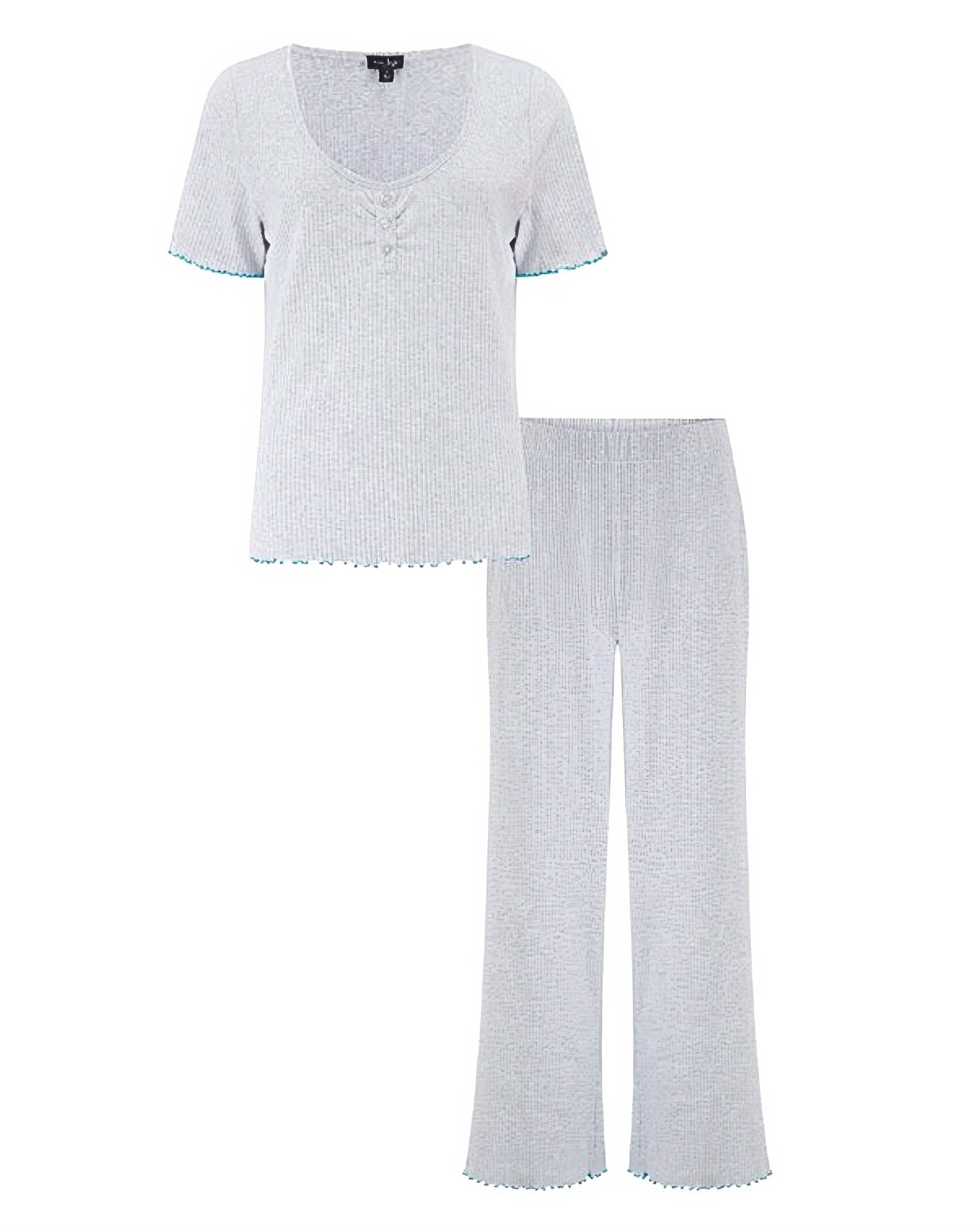 Pour Moi Ribbed Jersey Pyjama Set