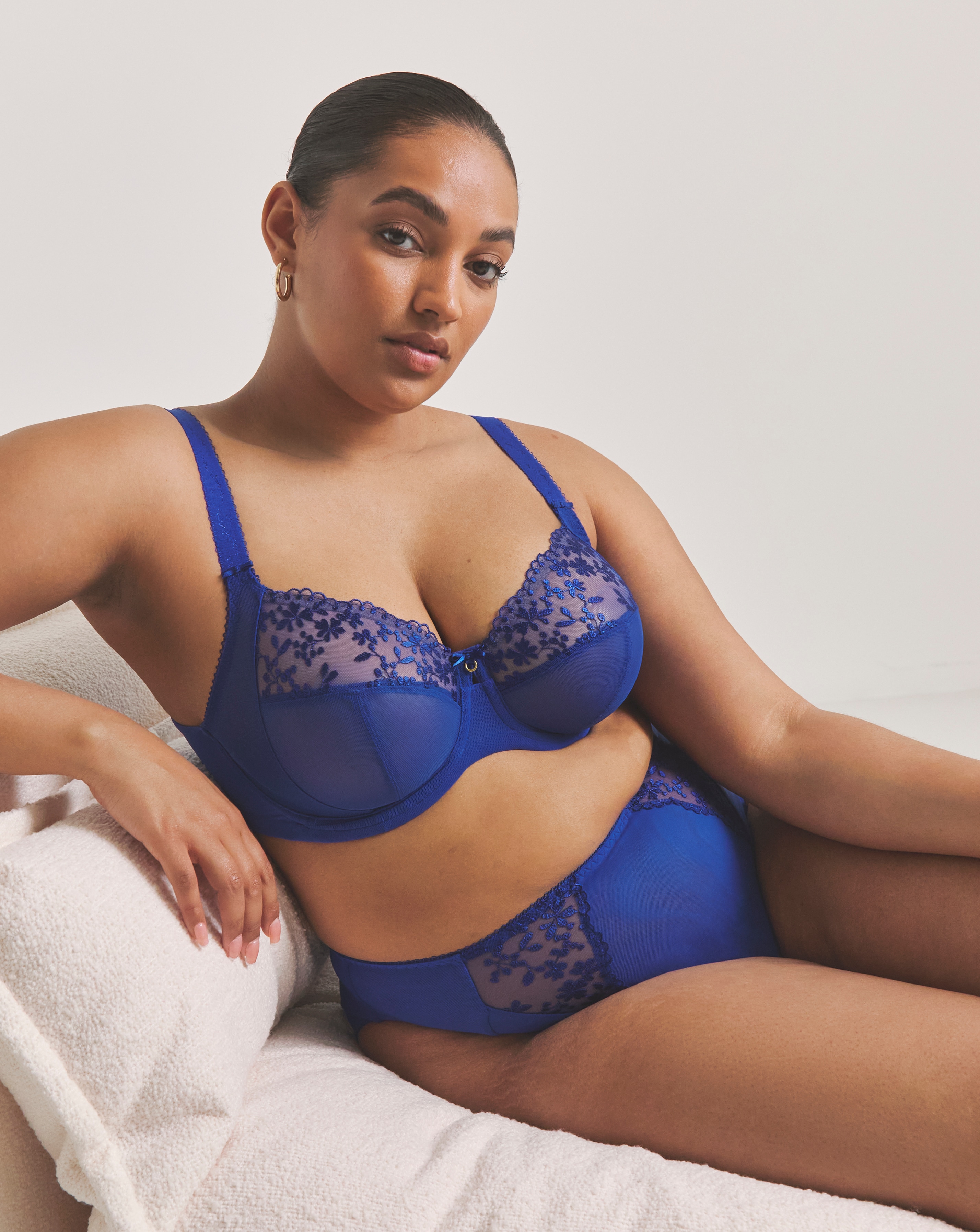 Elomi Zarla Full Cup Wired Bra Sapphire