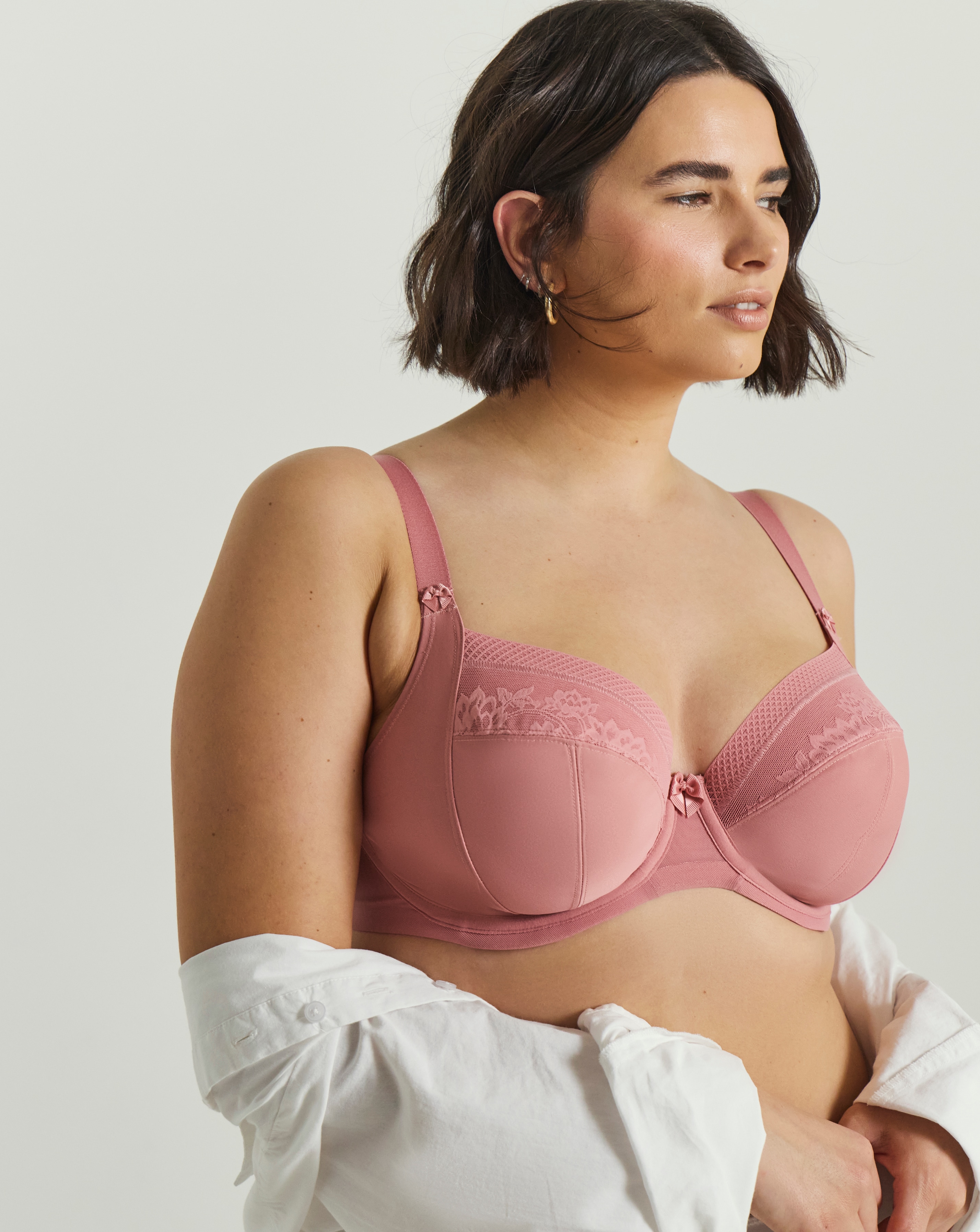Elomi Nerina Plunge Wired Bra Rose