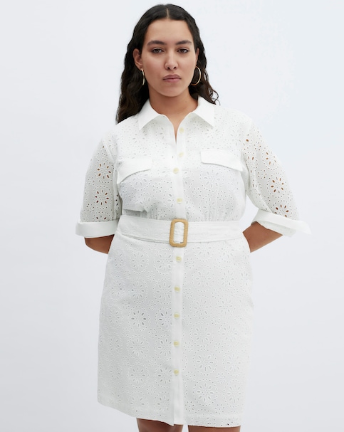 Mango Shirly Broiderie Anglaise Dress