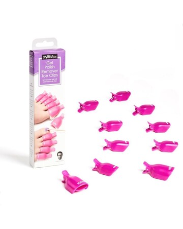 StylFile Gel Polish Remover Toe Clips 10 Pieces | Simply Be
