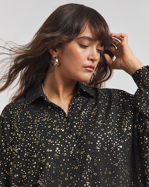 Twisted Wunder Foil Print Shirt - Image 4