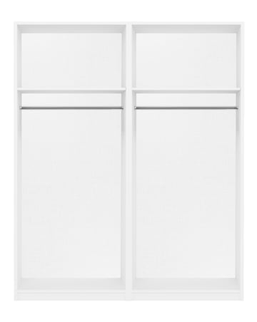Sorrento High Gloss 4 Door Wardrobe with Mirror