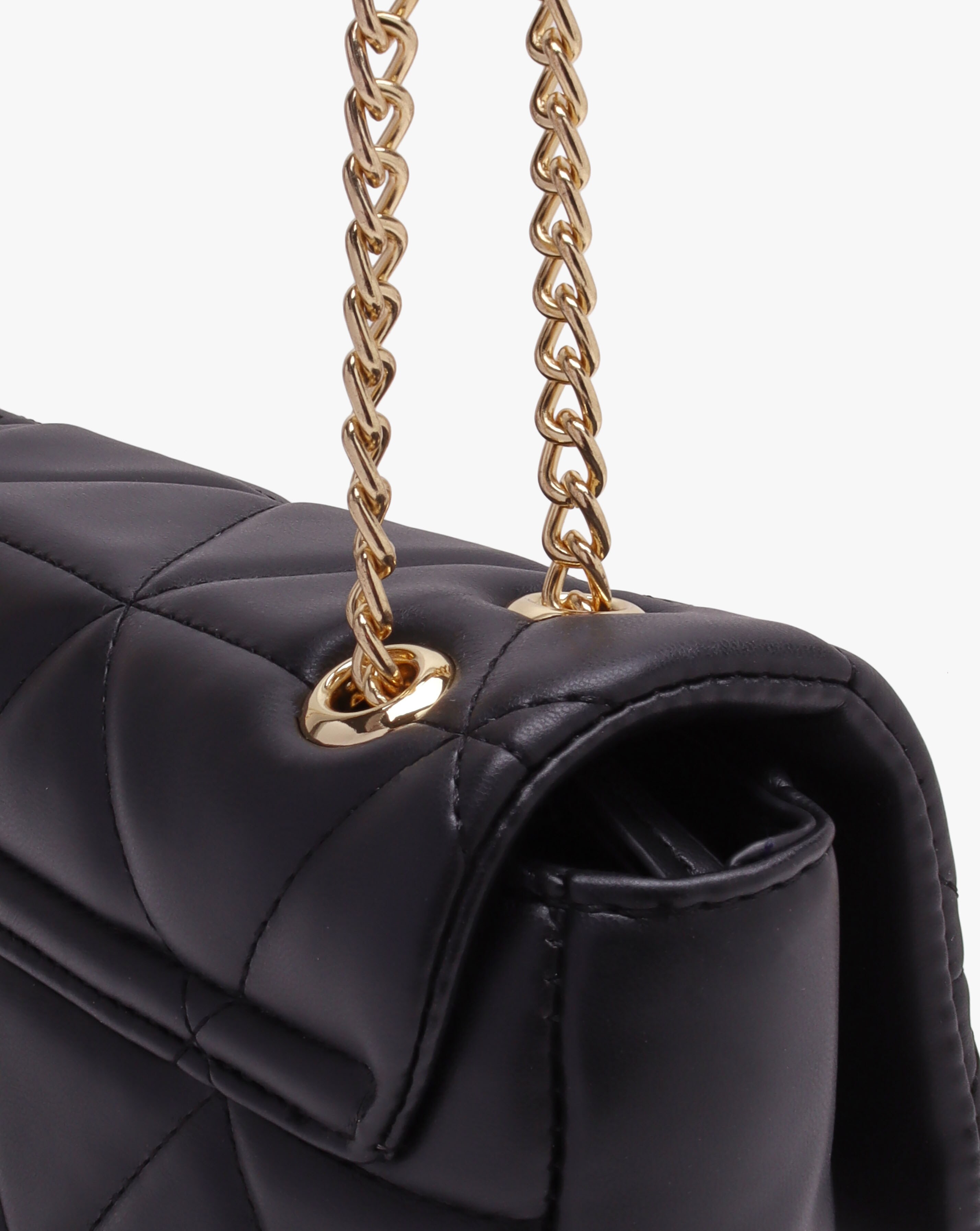 Black quilted valentino purse best sale