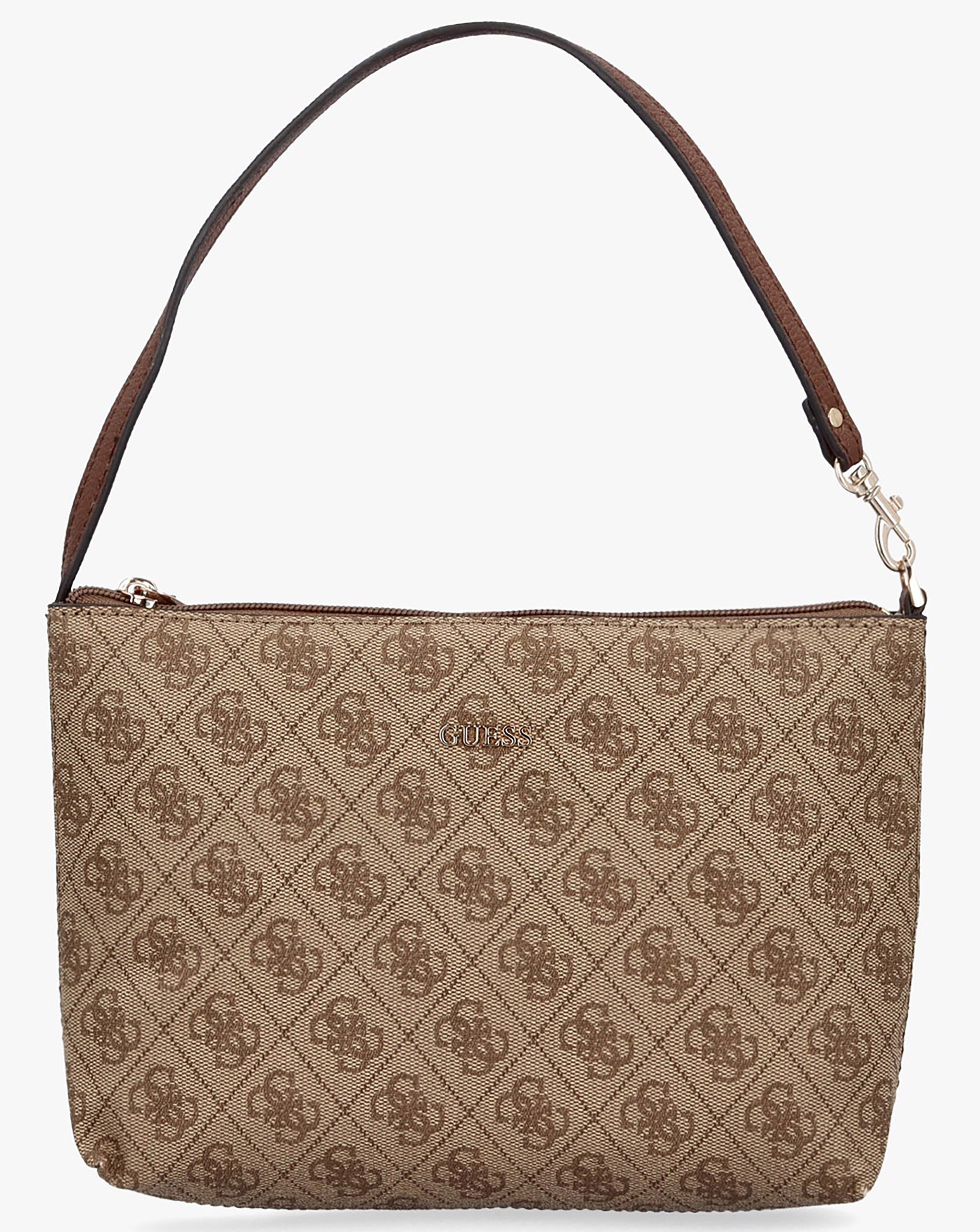 Guess Large Power Play Latte Logo Tech Tote Bag Simply Be