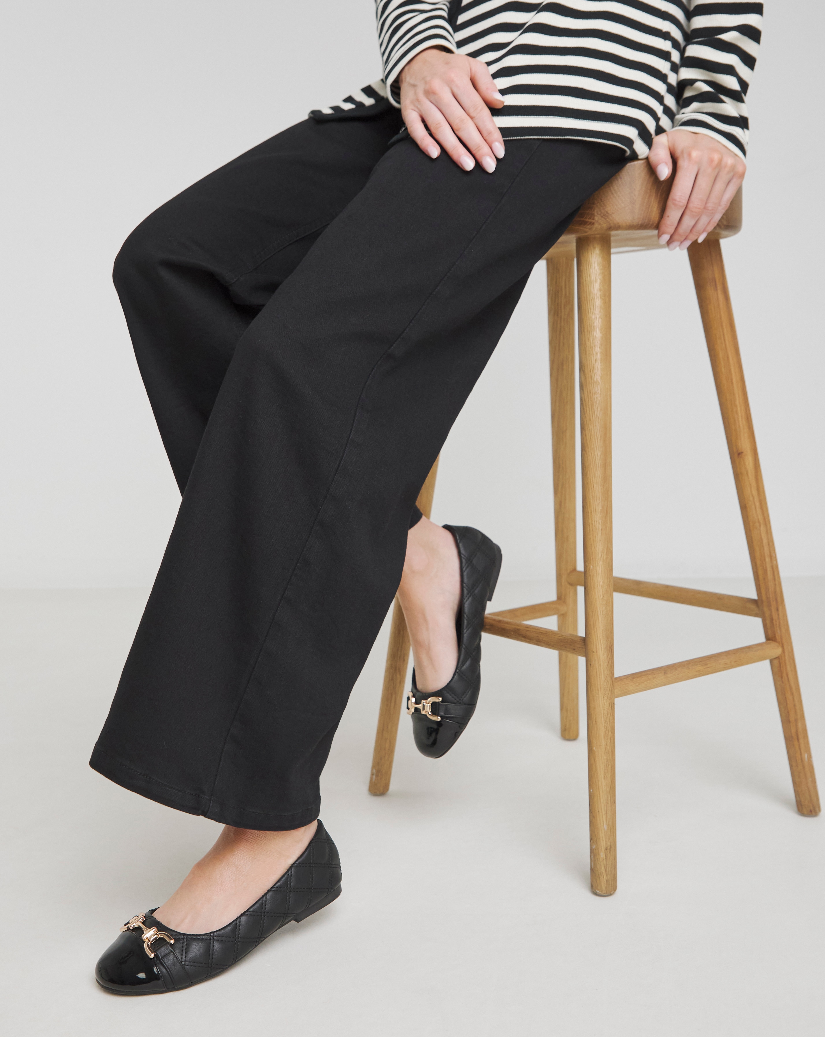 Toe Cap Hardware Ballerina Ex Wide