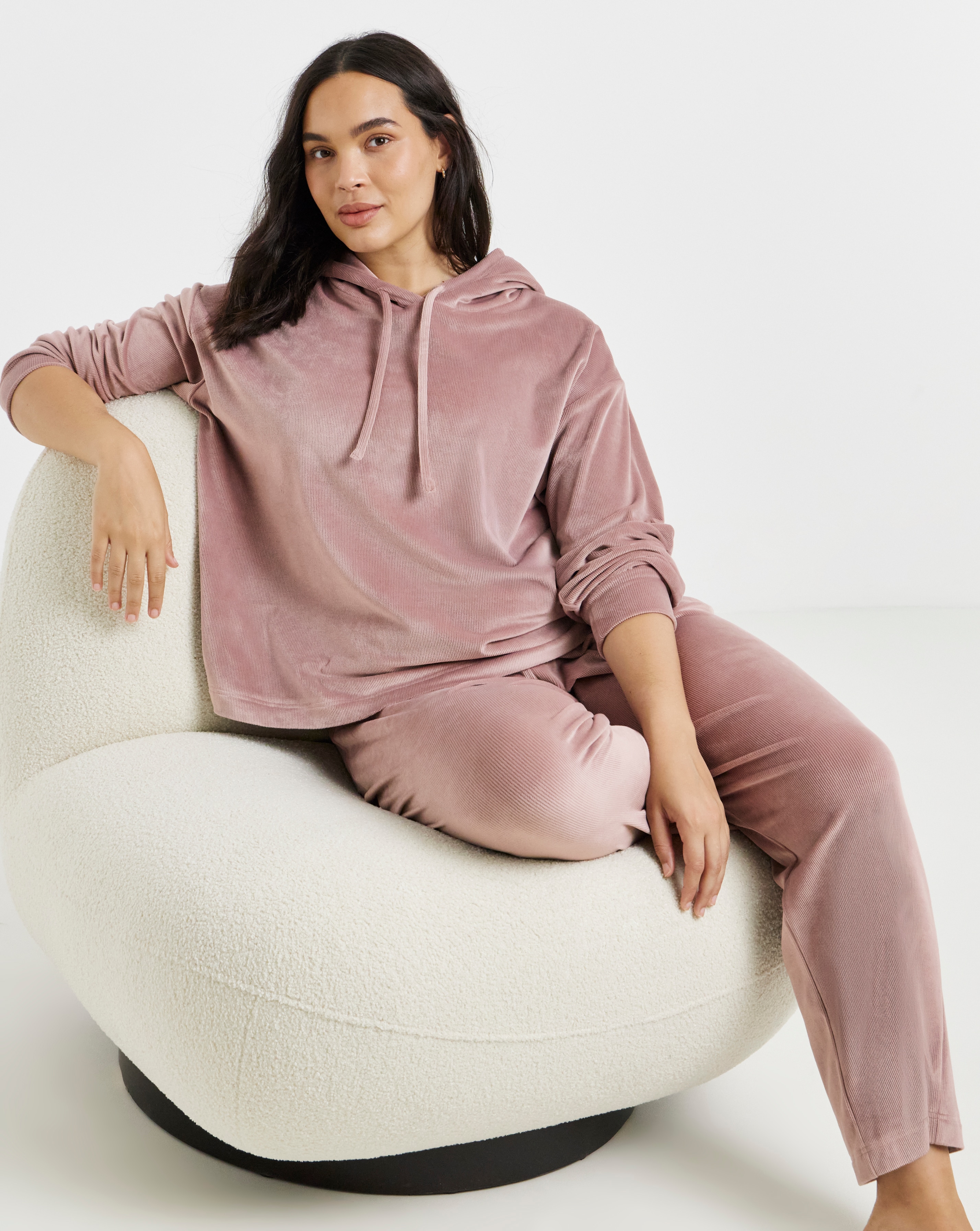 New In - Figleaves Velour Hooded Lounge Set