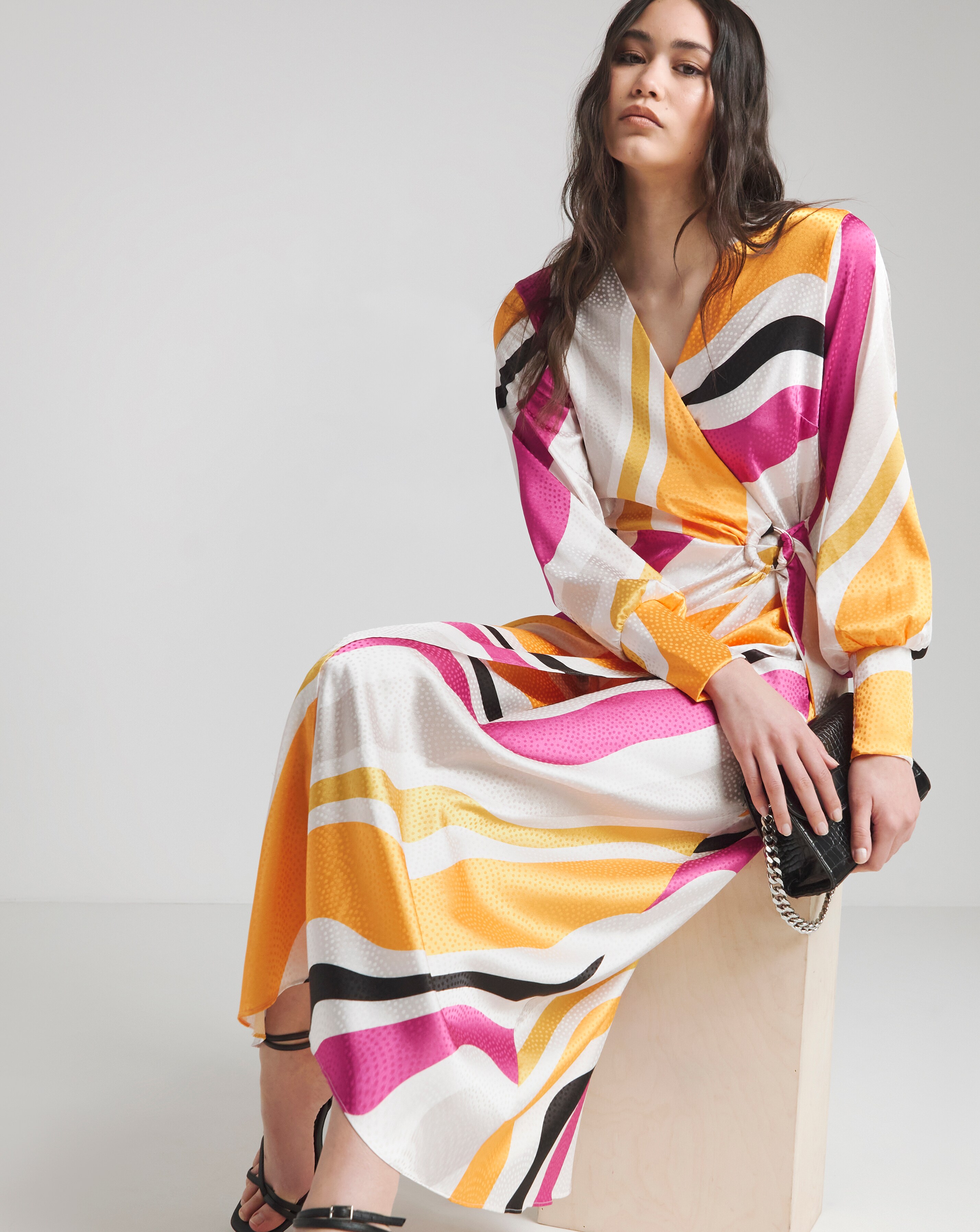 Joanna Hope Buckle Wrap Dress Simply Be