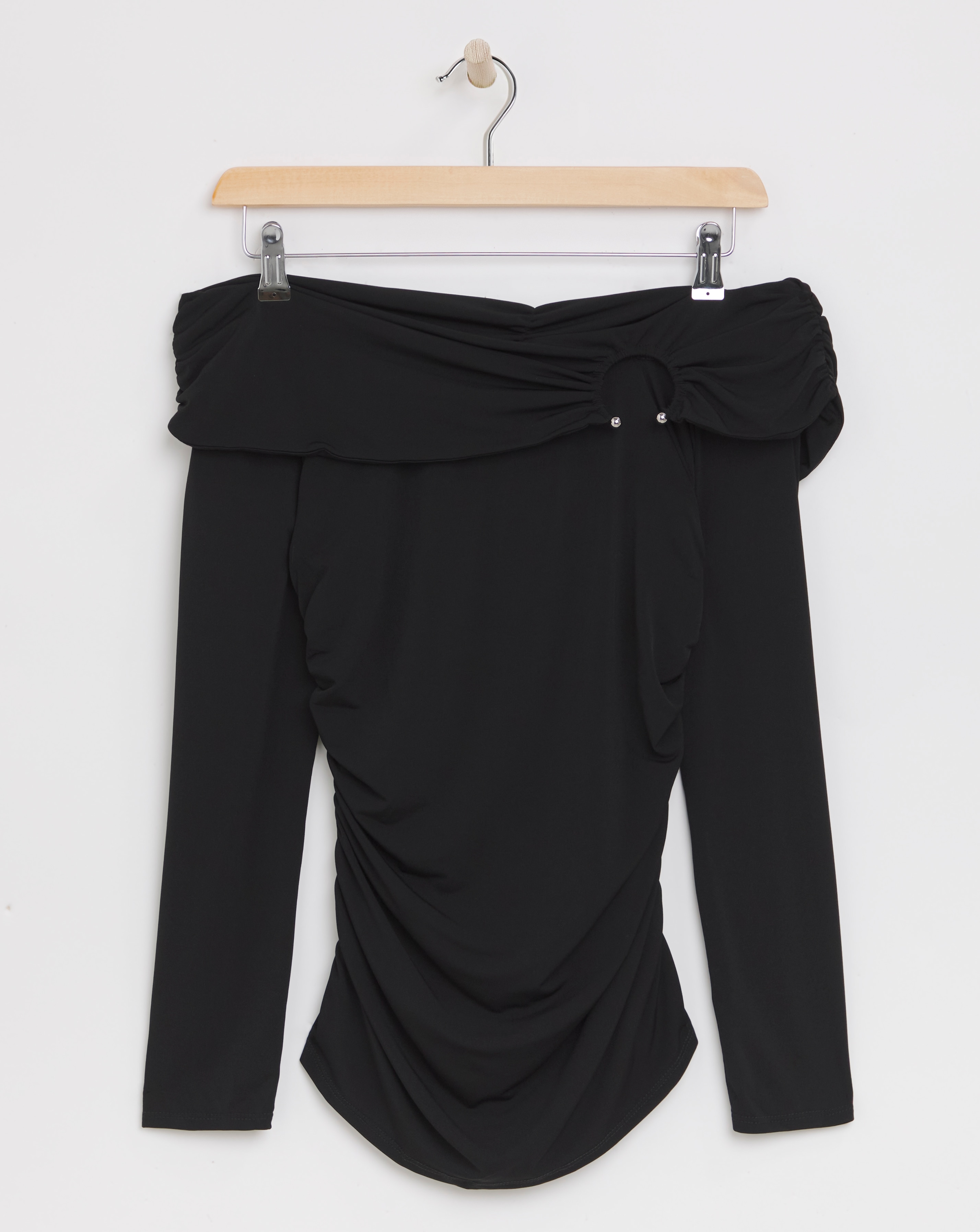 Joanna Hope Jersey Bardot Top