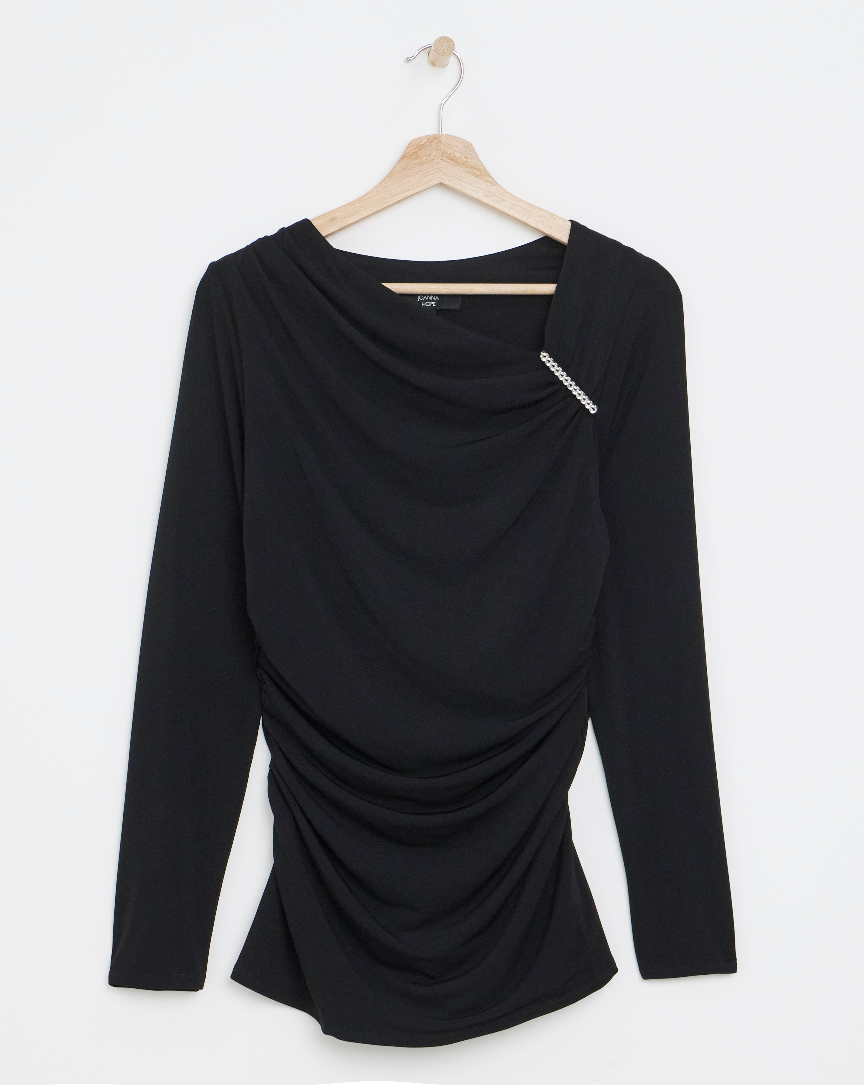 Joanna Hope Aysmmetrical Jersey Top