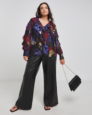 Joanna Hope Ruffle Blouse - Image 3