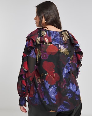 Joanna Hope Ruffle Blouse - Image 4