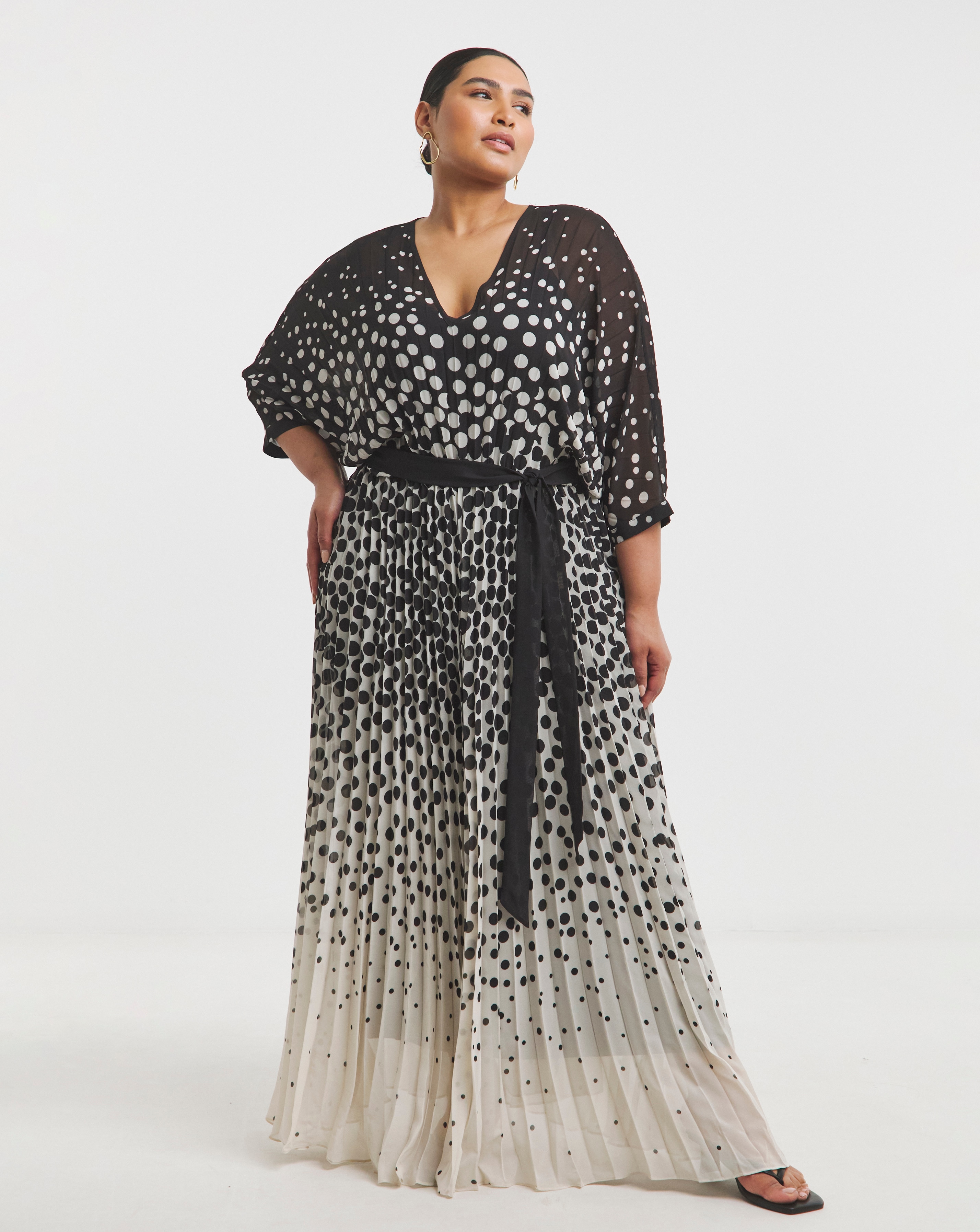 Joanna Hope Ombre Spot Dress