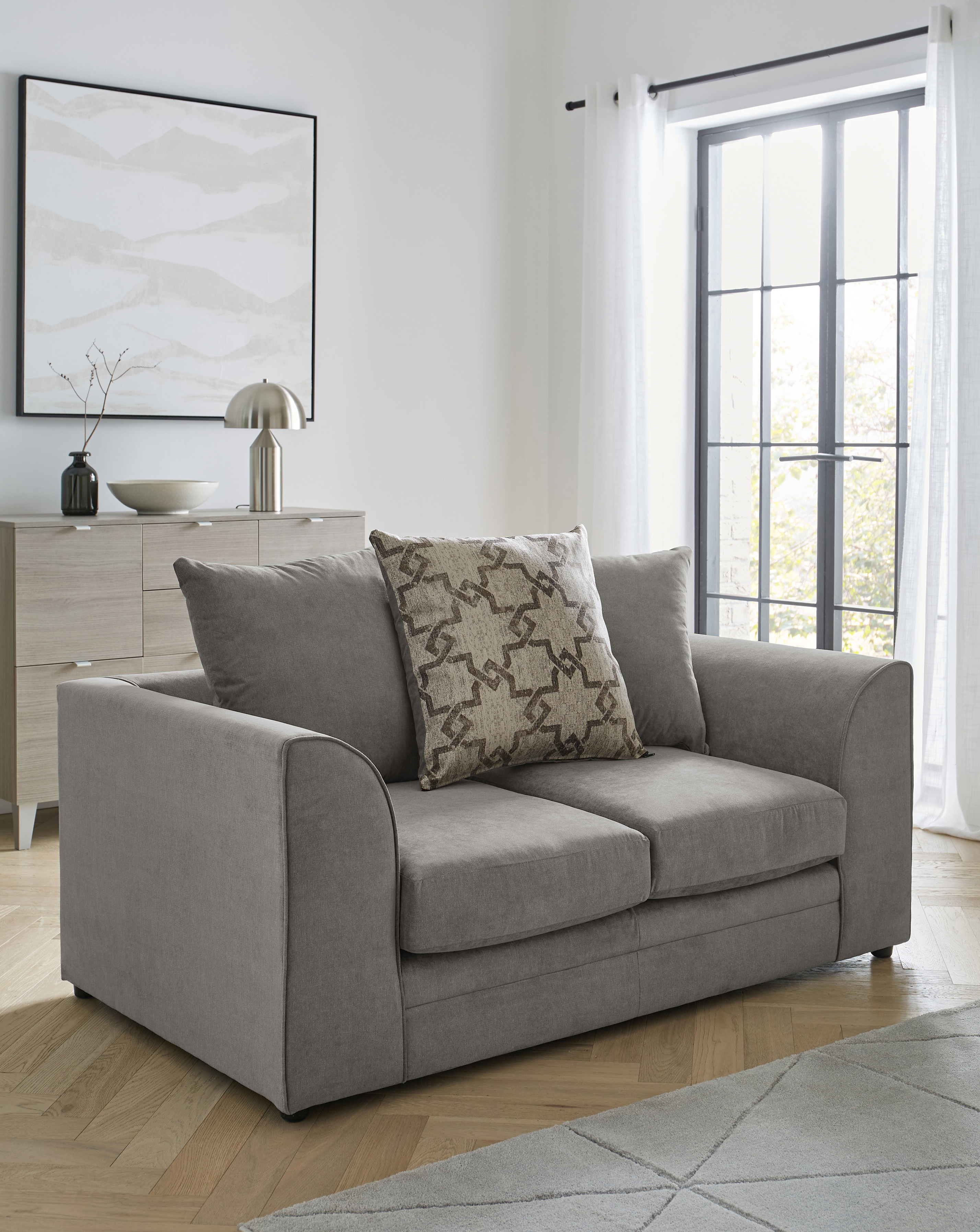 New In - Grace Chenille 2 Seater Sofa