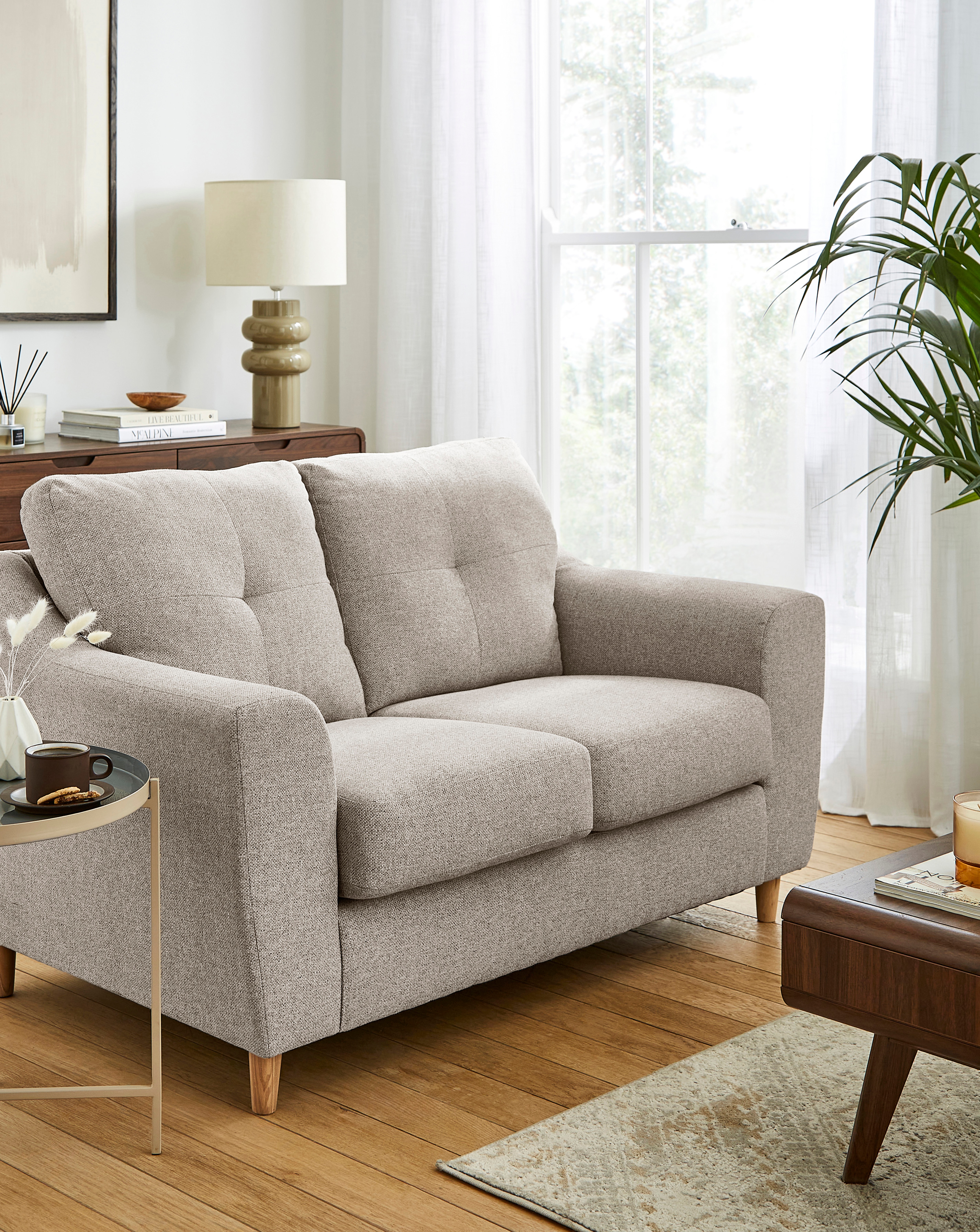 New In - Baxter Fabric 2 Seater Sofa