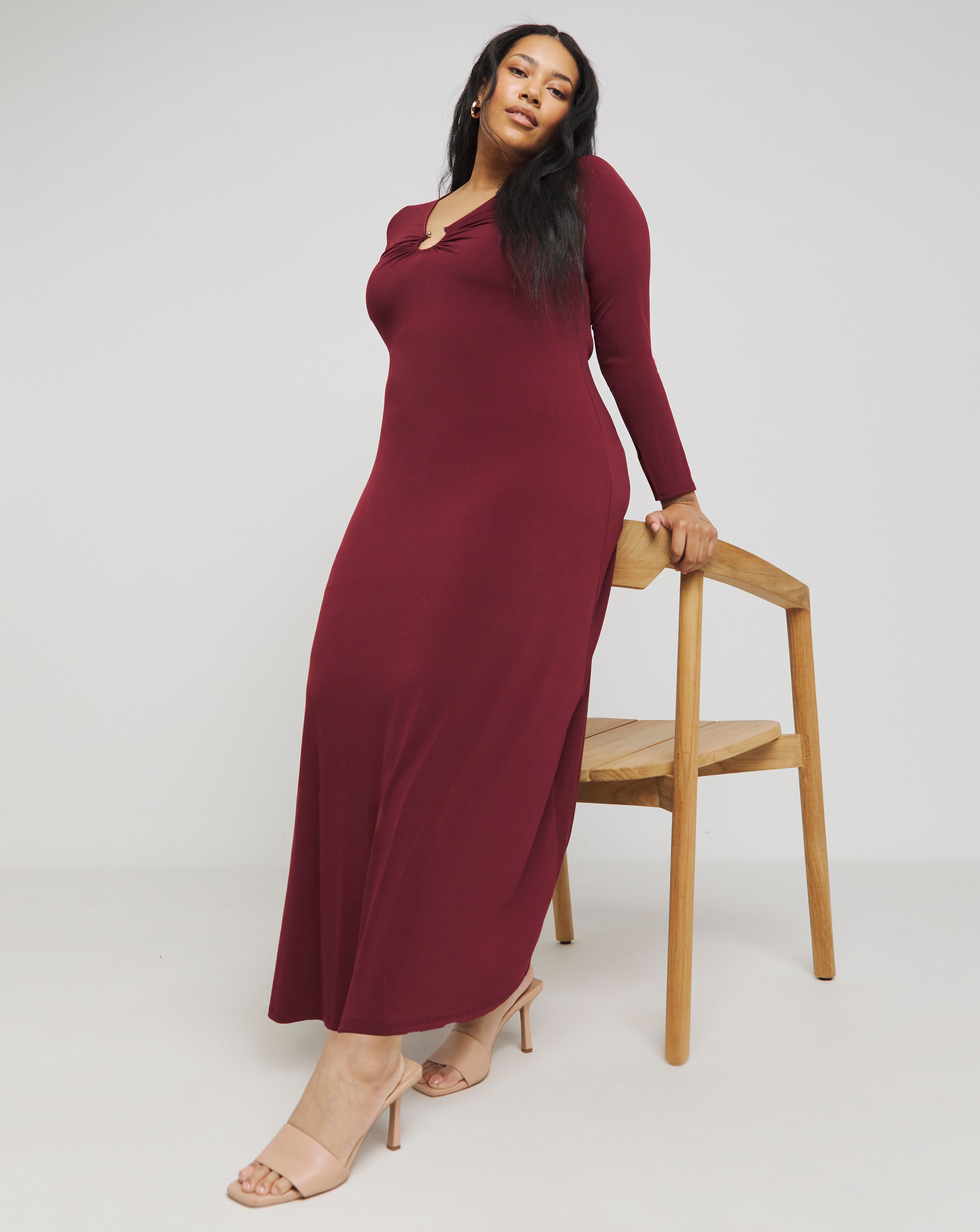 Joanna Hope Ruched Magisculpt Dress