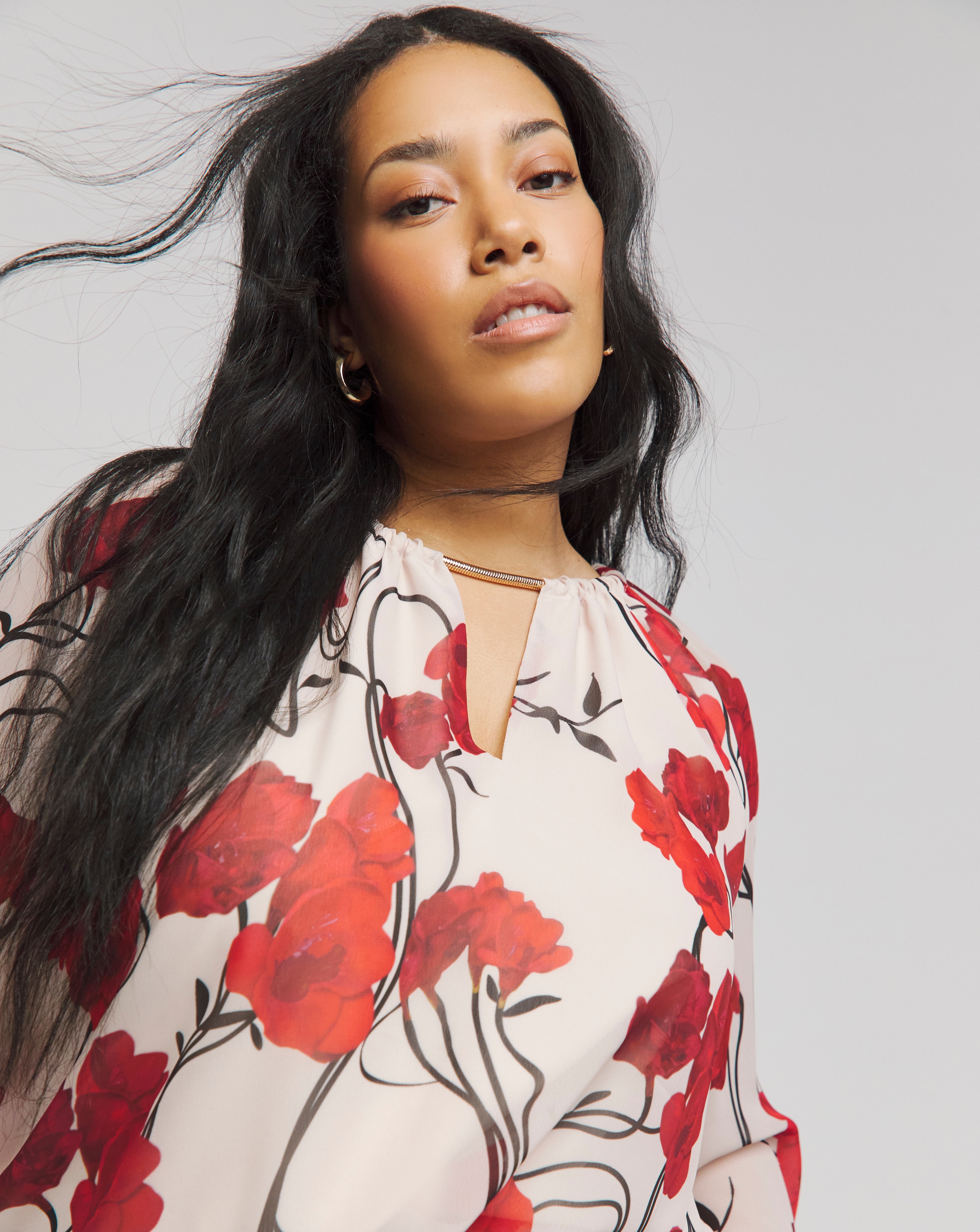 Joanna Hope Blouse With Neck Detail