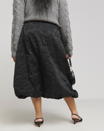 Joanna Hope Textured Bubble Hem Skirt