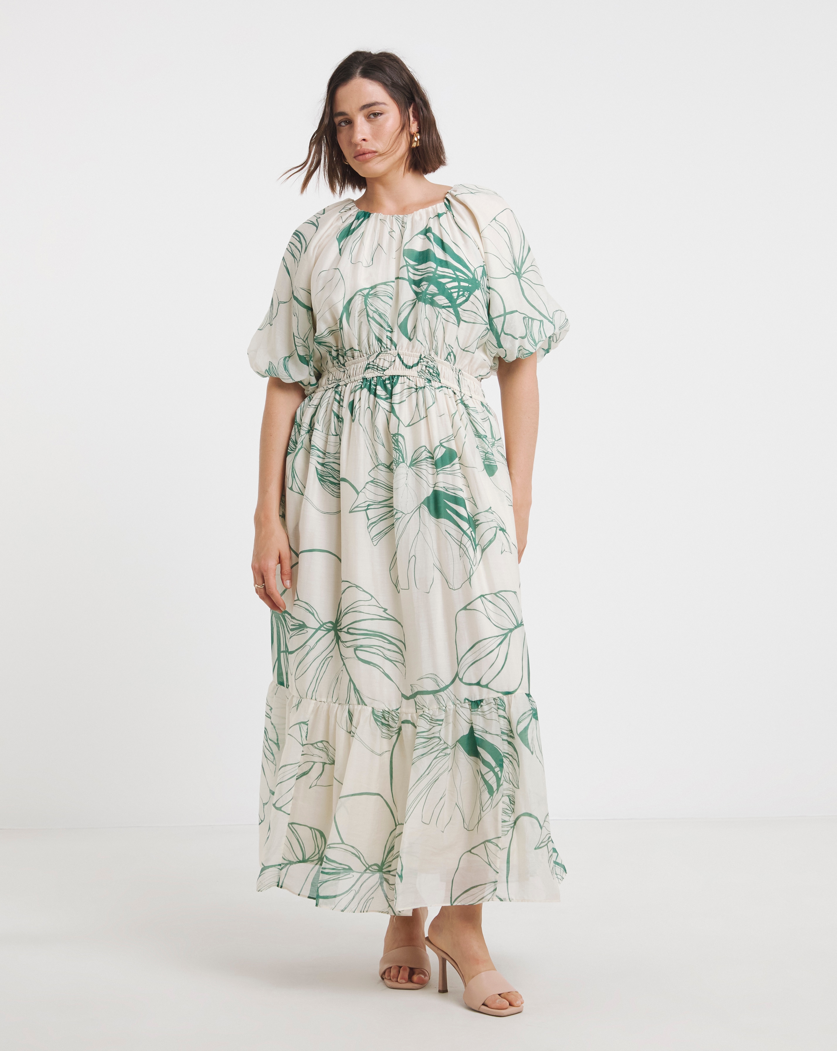 Joanna Hope Puff Sleeve Dress