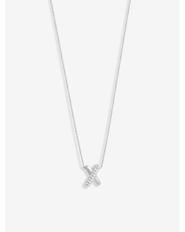 Simply Silver Sterling Silver 925 Kiss Pendant