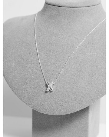 Simply Silver Sterling Silver 925 Kiss Pendant