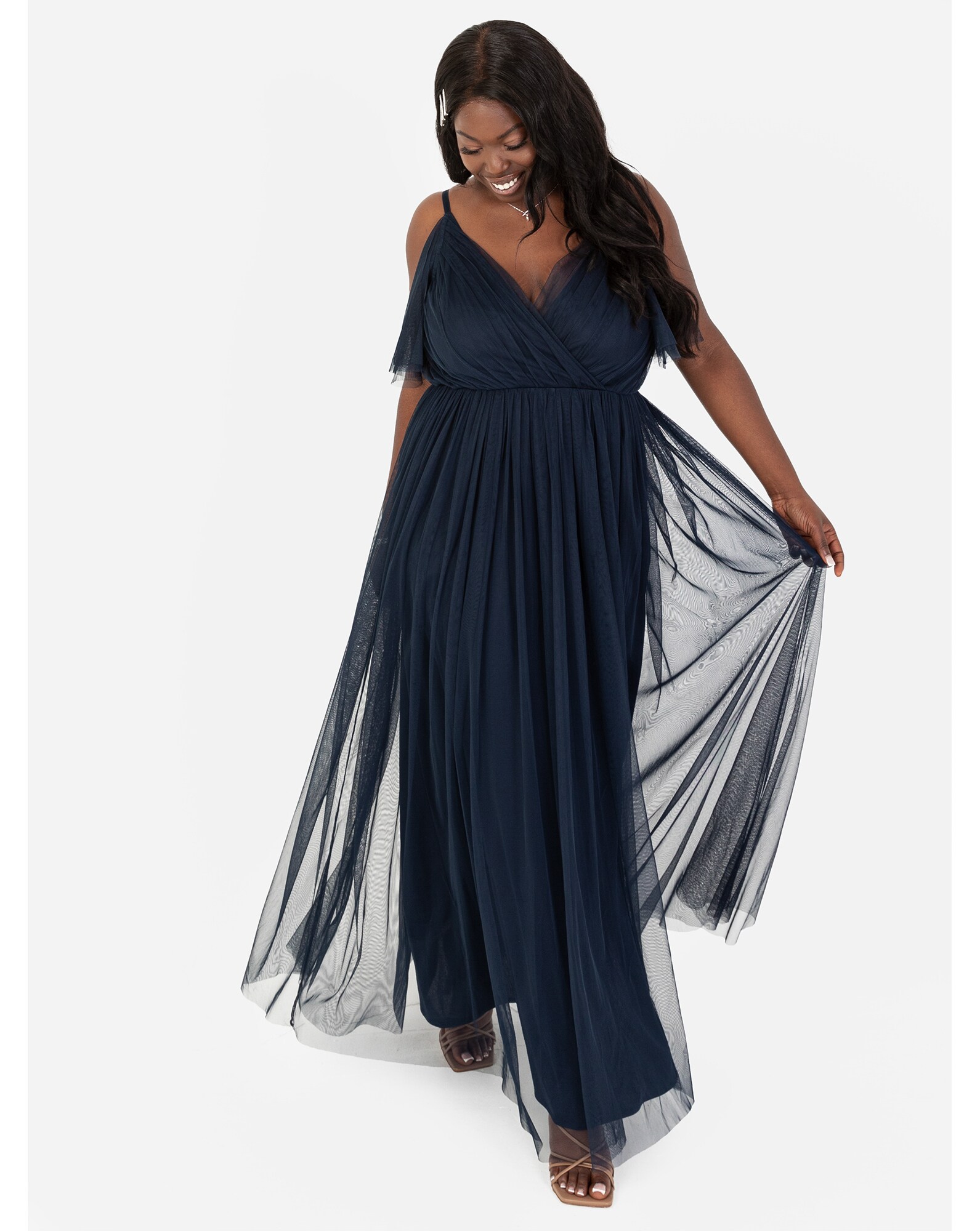 Anaya with Love Navy Cami Maxi Dress | Simply Be