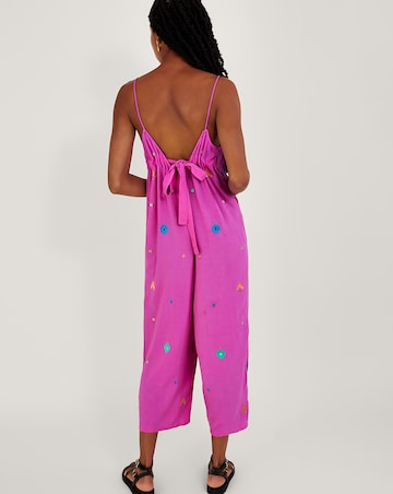 Monsoon Geometric Embroidered Jumpsuit