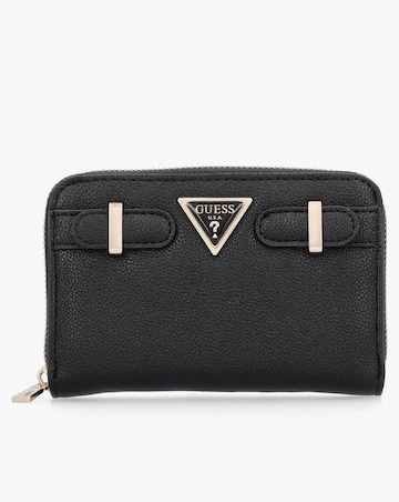 Guess Ali Black Zip Around Wallet