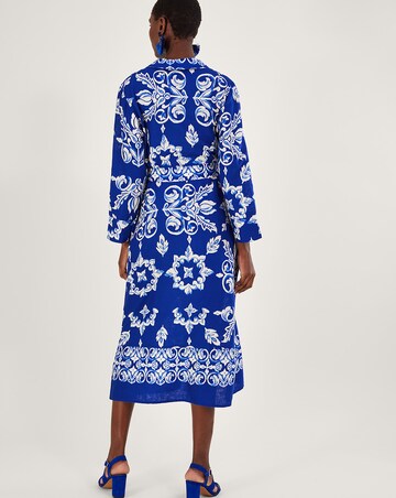 Monsoon Print Shirt Dress