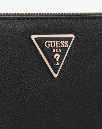Guess Large Laurel Black Zip Around Wallet