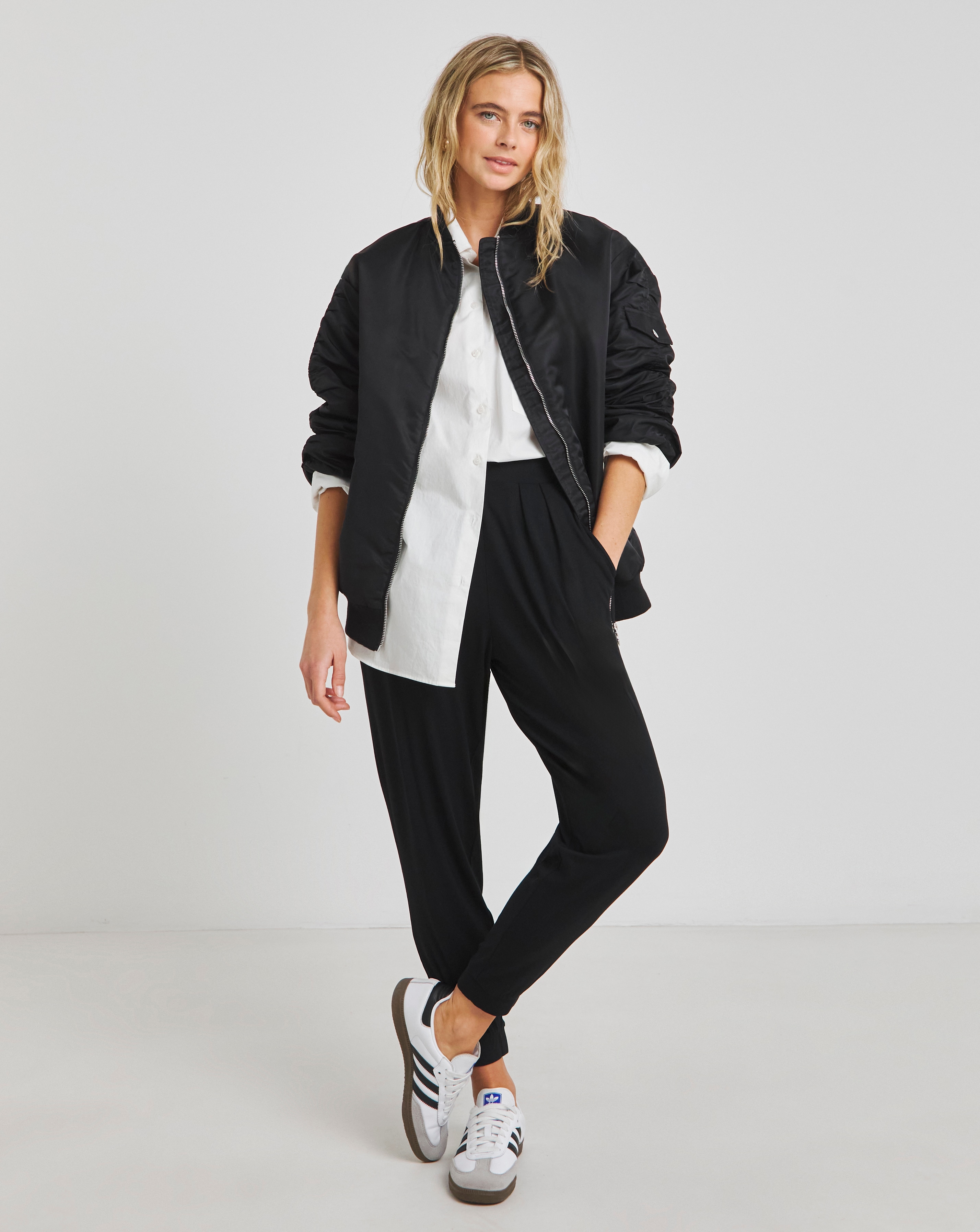 Jersey Tapered Trousers