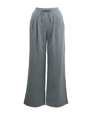 Drawcord Waist Wide Leg Trousers - Image 3