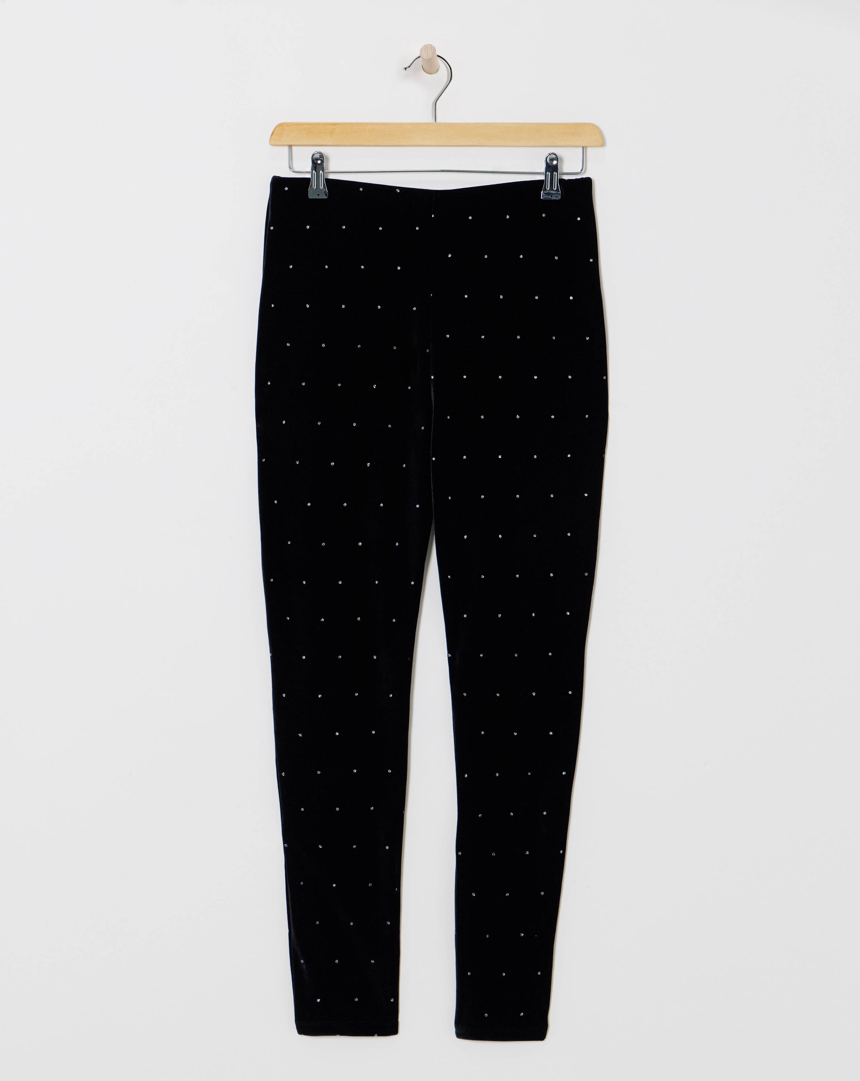 Glitter Velour Leggings