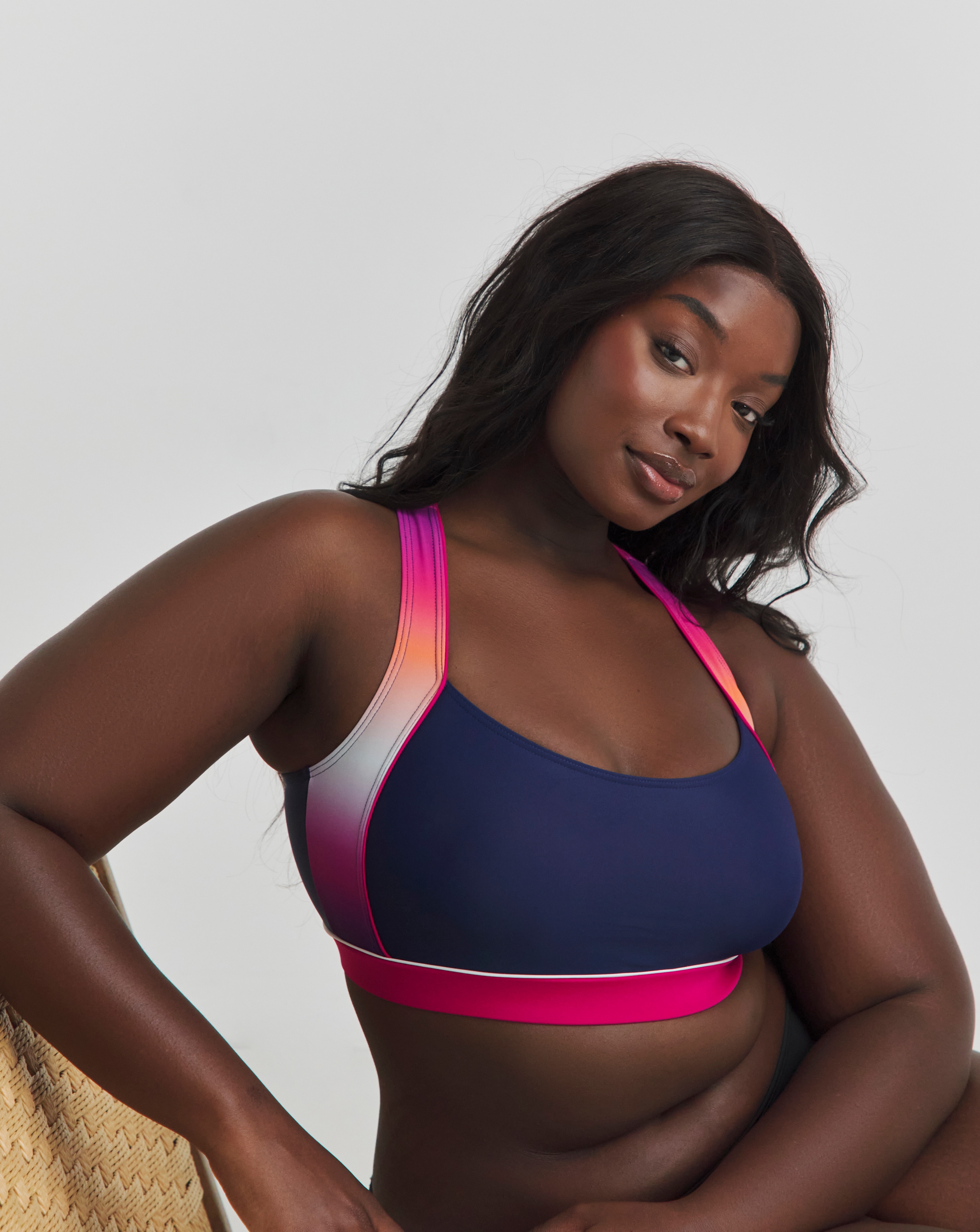 Sports Swim Crop Top