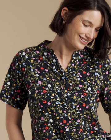 Julipa Frill Placket Top