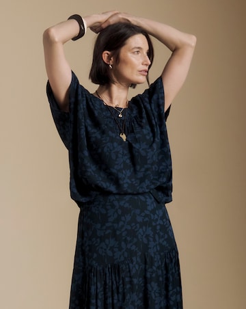 Julipa Gathered Neck Blouse