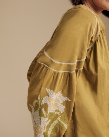 Julipa Embroidered Jersey Blouse