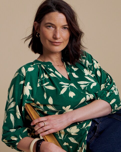 New In - Julipa Printed Jersey Blouse