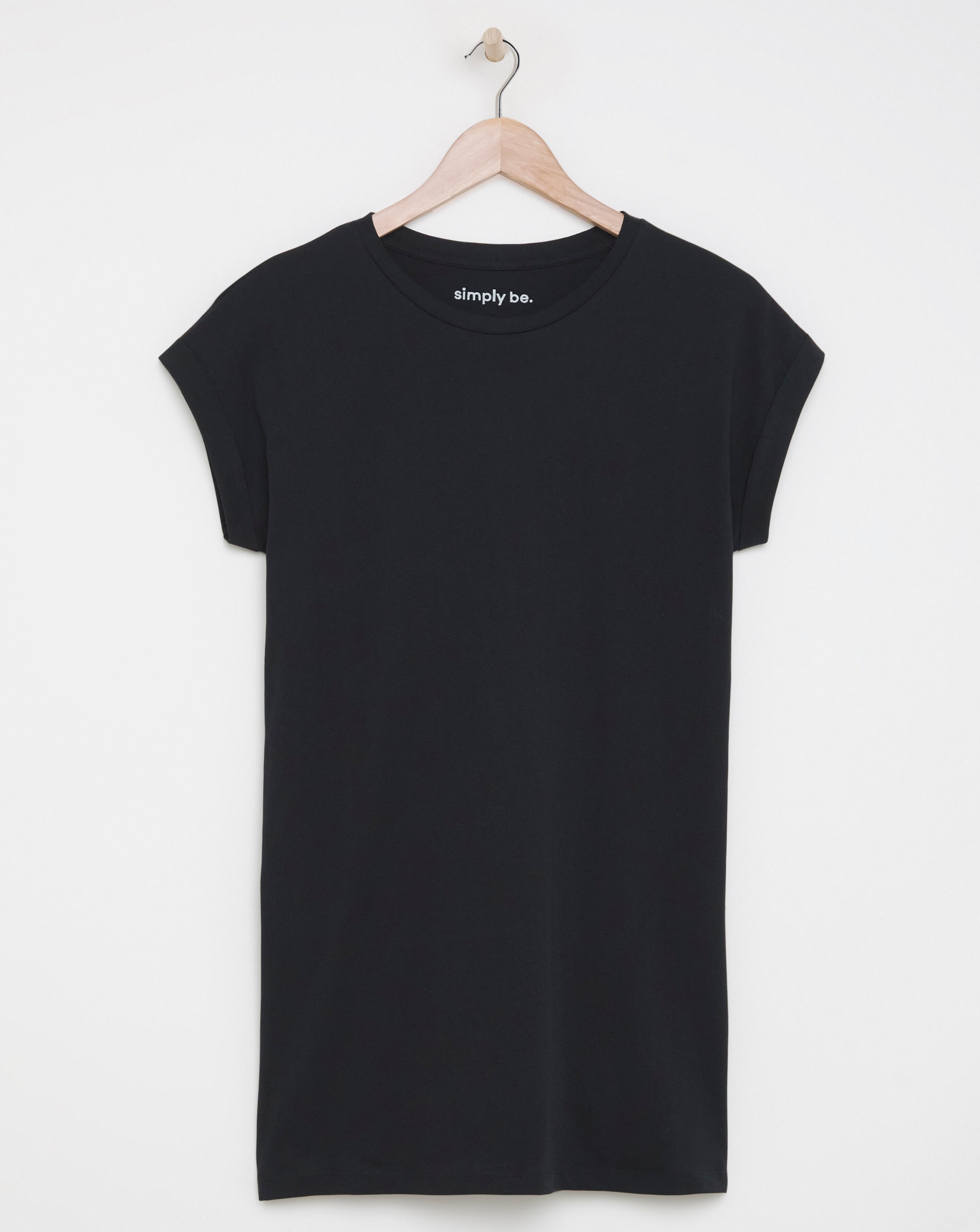 Black Boyfriend Longline Tee