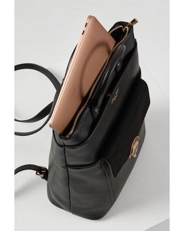 Luella Grey Sally Black Laptop Backpack