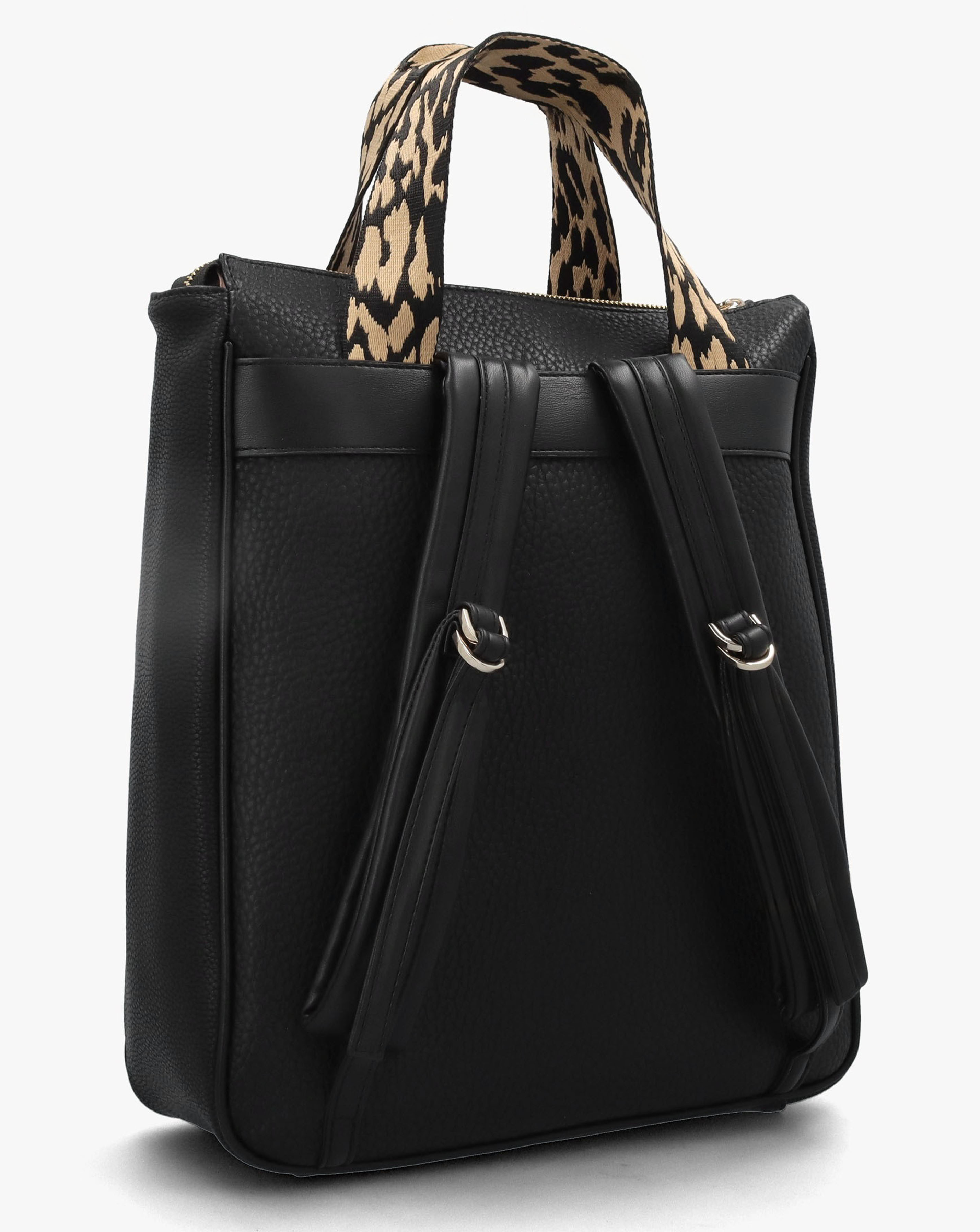 Fiorelli Effie Webbed Black Backpack | Simply Be