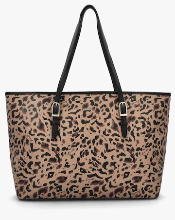 Fiorelli Etta Leopard Bucket Tote Bag