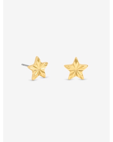 Jon Richard 18K Gold Plated Star Earrings - Gift Cracker