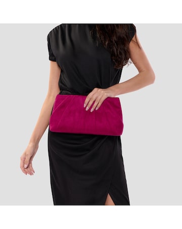 Paradox London DESERT Micro Suede Clutch
