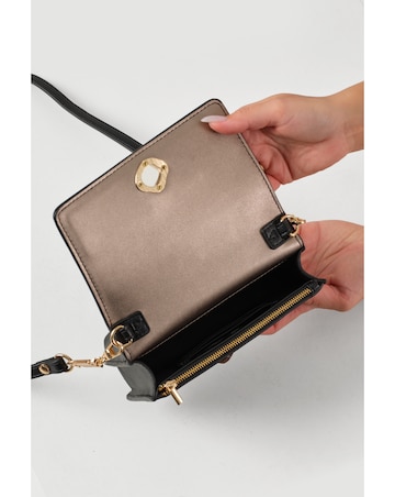 Luella Grey Eloise Black Phone Bag