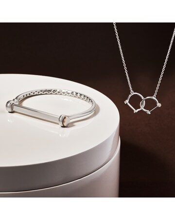 Royal Clogau Sterling Silver Stirrup Necklace